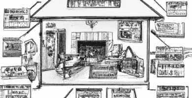 dibujo de cosas relacionadas con ahorrar en la compra de una vivienda como encontrar la mejor opcion by norman rockwell black and withe high quality hyper detailed