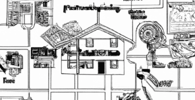 dibujo de cosas relacionadas con ahorro para la renovacion y mejora de la vivienda como planificar y financiar tus proyectos by norman rockwell black and withe high quality hyper detailed