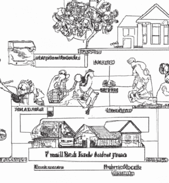 dibujo de cosas relacionadas con bonos y planificacion de la herencia como transferir tus activos a futuras generaciones by norman rockwell black and withe high quality hyper detailed