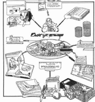 dibujo de cosas relacionadas con como crear y seguir un plan financiero by norman rockwell black and withe high quality hyper detailed