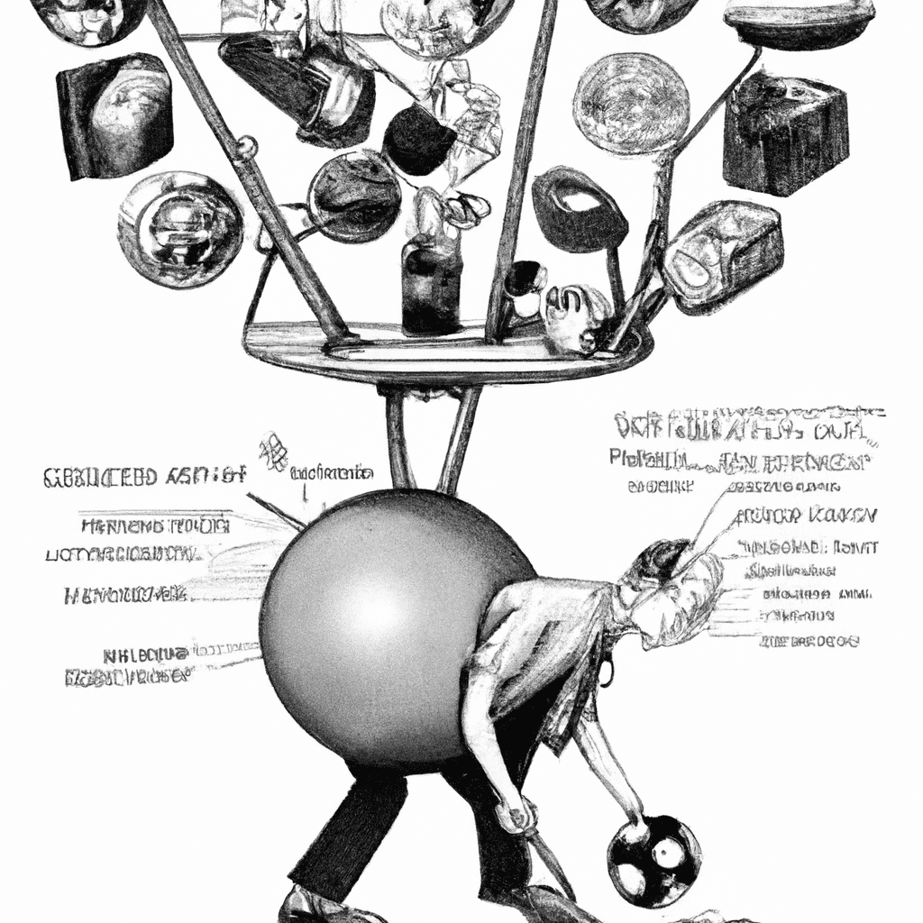 dibujo de cosas relacionadas con como equilibrar la vida laboral y personal como trabajador autonomo by norman rockwell black and withe high quality hyper detailed