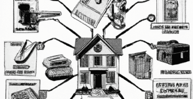 dibujo de cosas relacionadas con como organizar el pago inicial al comprar una casa by norman rockwell black and withe high quality hyper detailed