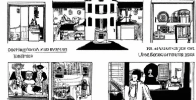 dibujo de cosas relacionadas con comprar o alquilar consideraciones para inversores inmobiliarios by norman rockwell black and withe high quality hyper detailed 1