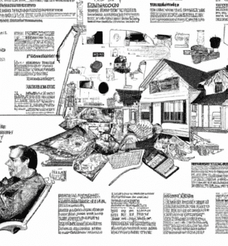 dibujo de cosas relacionadas con deducciones fiscales para propietarios de viviendas by norman rockwell black and withe high quality hyper detailed