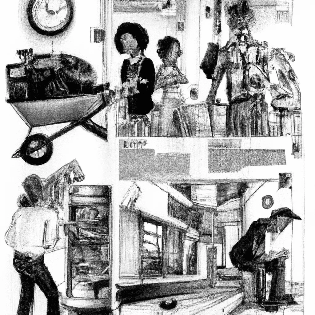dibujo de cosas relacionadas con desafios de ahorro de 52 semanas funcionan realmente by norman rockwell black and withe high quality hyper detailed