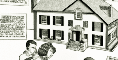 dibujo de cosas relacionadas con el papel del seguro de vivienda en la compra de una casa by norman rockwell black and withe high quality hyper detailed