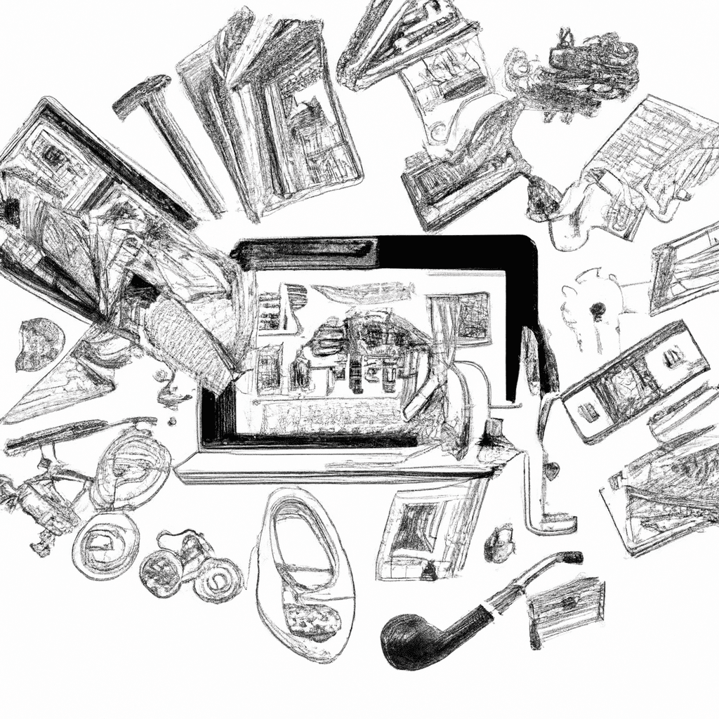 dibujo de cosas relacionadas con herramientas y aplicaciones para seguir y planificar tus ahorros by norman rockwell black and withe high quality hyper detailed