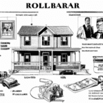dibujo de cosas relacionadas con impuestos y responsabilidades al convertir una vivienda en alquiler by norman rockwell black and withe high quality hyper detailed