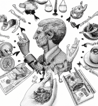 dibujo de cosas relacionadas con manejando las emociones en la toma de decisiones financieras by norman rockwell black and withe high quality hyper detailed