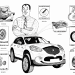 dibujo de cosas relacionadas con como elegir el seguro de automovil adecuado para ti y tu vehiculo by norman rockwell black and withe high quality hyper detailed