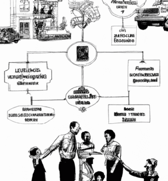 dibujo de cosas relacionadas con como seleccionar la compania de seguros adecuada para tus necesidades by norman rockwell black and withe high quality hyper detailed