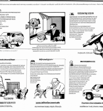 dibujo de cosas relacionadas con como utilizar herramientas en linea para comparar y evaluar diferentes opciones de seguros by norman rockwell black and withe high quality hyper detailed