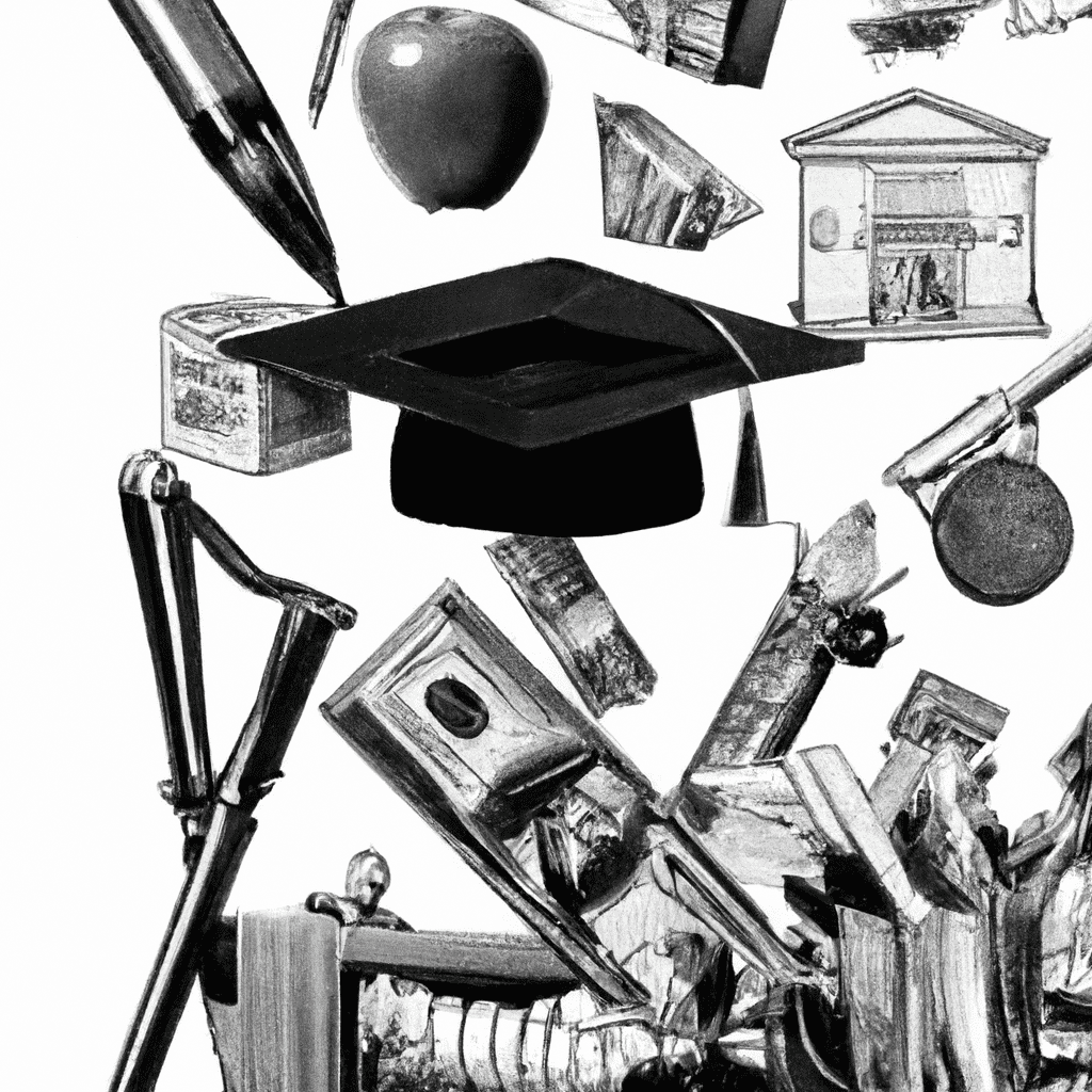 dibujo de cosas relacionadas con como utilizar la planificacion para la educacion y la universidad para reducir la deuda y aumentar tus ahorros y tu patrimonio neto by norman rockwell black and wit