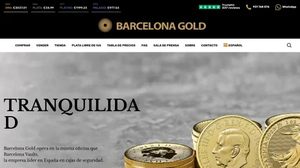 Vista completa de Barcelona Gold y Barcelona Vaults