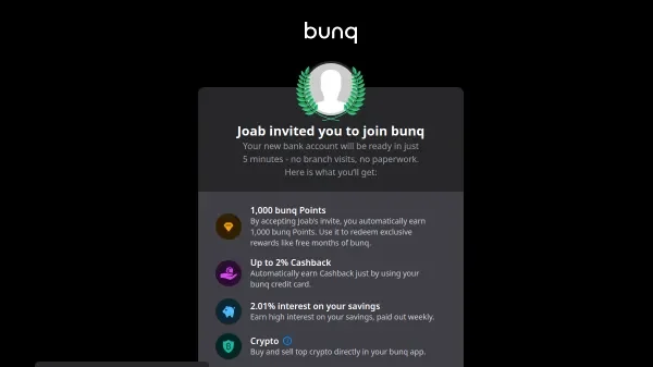 Vista completa de la plataforma Bunq mostrando sus subcuentas y funciones ecológicas