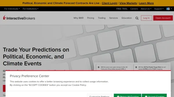 Interactive Brokers - Inversión internacional Vista completa de la plataforma Interactive Brokers para inversores mexicanos